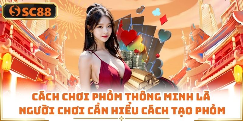 Cách chơi phỏm thông minh là người chơi cần hiểu cách tạo phỏm